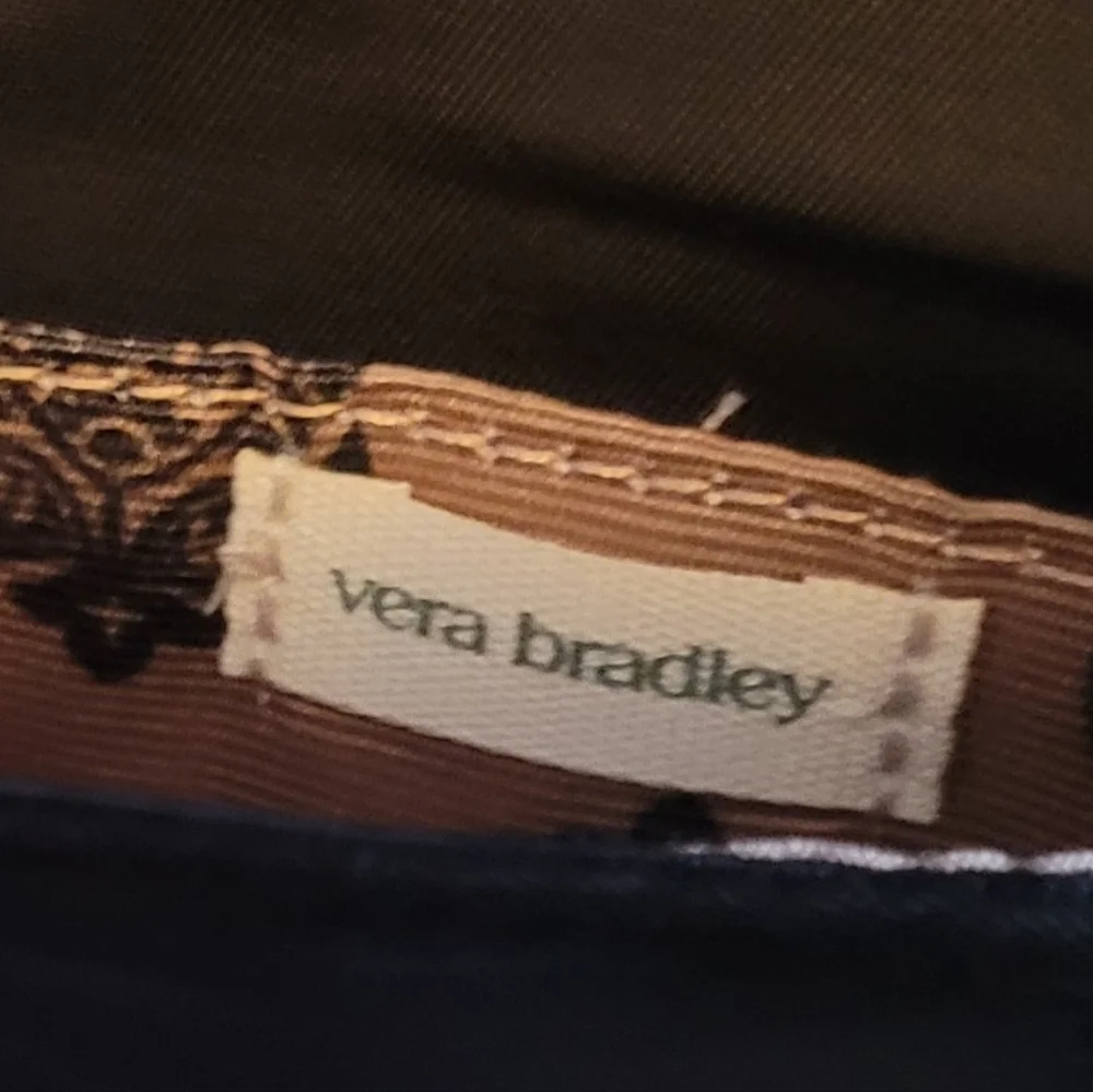 Vera Bradley Black Snap Closure Wallet - Picture 3 of 6